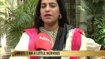 Video : I am a little nervous: Shruti Chowdhary