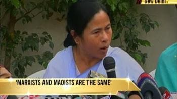 Video : Marxists and Maoists are the same: Mamata