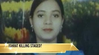 Video : Ishrat Jahan killing staged?