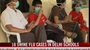 16 swine flu cases in Delhi schools
