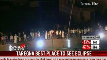Taregna, the best place to see eclipse