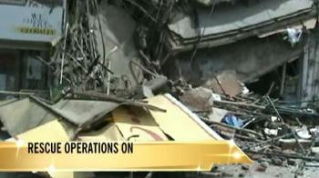 Video : 3-storey building collapses in Faridabad