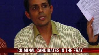 Video : Criminal candidates in poll fray