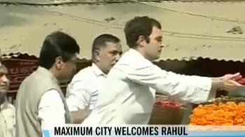 Video : Maximum City welcomes Rahul
