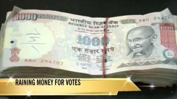 Raining money for votes