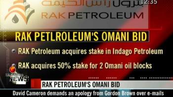 Video : RAK Petroleum's Omani bid