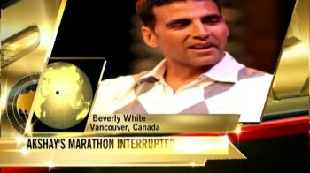 Akshay's Winter Olympics torch run cut short