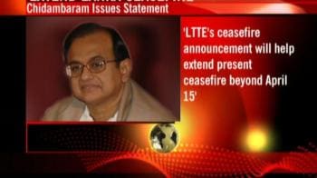 Video : Extend Lanka ceasefire: Chidambaram