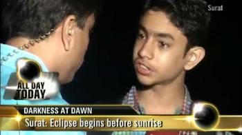 Video : Solar eclipse excitement sweeps Surat