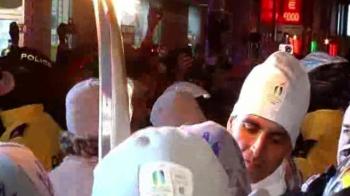 Akshay's Olympic torch relay stopped