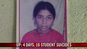 Video : UP: 4 days, 16 student suicides