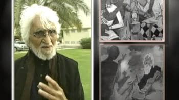 Video : M F Husain's exile to end?