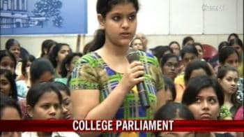 Video : Chennai's college parliament