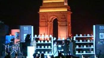 Video : India marks Earth Hour