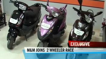 Video : M&M joins two-wheeler race