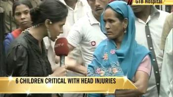 Parents react to school stampede