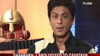 Video : King Khan apologises to Gavaskar