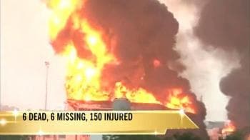 Fire raging at Jaipur oil depot; six killed
