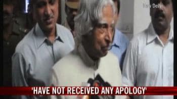 Video : Have not received any apology: Kalam