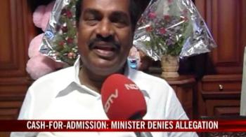 Video : Cash-for-admission: Minister denies allegation