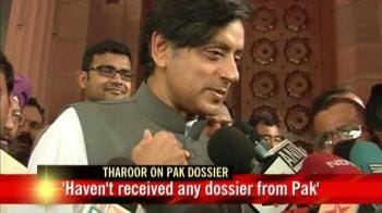Video : 'Haven't received any dossier from Pak'