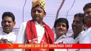 Mulayam's son is UP Samajwadi chief