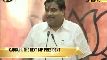 Nitin Gadkari takes over as BJP President