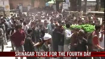 Video : Srinagar tense for the fourth day