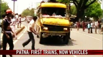 Video : Patna: First trains, now vehicles