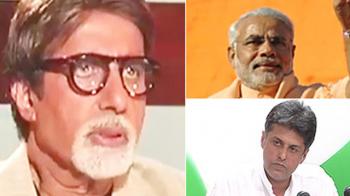 Congress dares Bachchan to take stand on Modi