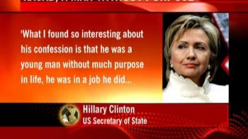 Kasab, a man without purpose: Hillary