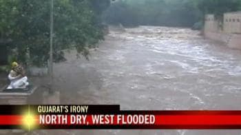 Video : Monsoon paradox: North Gujarat dry, west flooded
