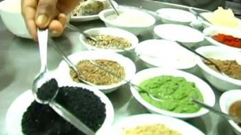 Preparing typical Bengali food