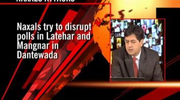 Naxals strike booths during polling