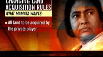 Mamata protests changing land acquisition rules