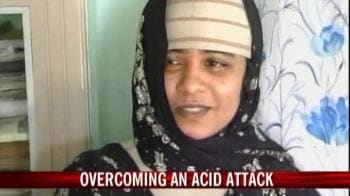 Video : AP acid attack victim obtains distinction