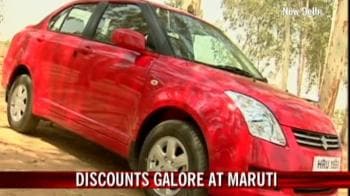Video : Maruti to maintain discounts on its popular models