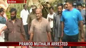 Pramod Muthalik arrested