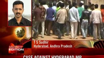 Video : Hyderabad MP booked for assault