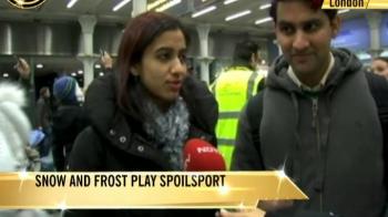 Snowfall leaves Europe travellers stranded Snowfall leaves Europe travellers stranded