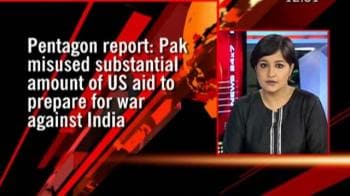 Video : Pak built army against India with aid: Pentagon