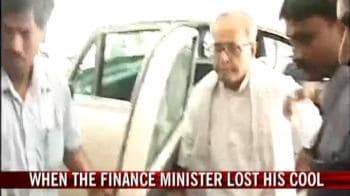 Video : When the Finance Minister lost his cool