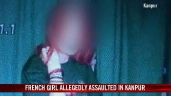 Video : French woman allegedly molested in Kanpur