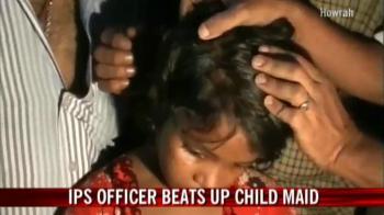 IPS officer beats up child maid