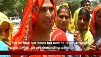 Women sing for water