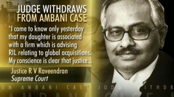 Video : Ambani vs Ambani: Judge withdraws