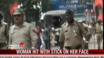 Mumbai: Woman injured in Sena-police clash