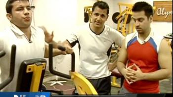 Working out for fitness!