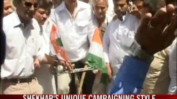 Campaigning on a cycle