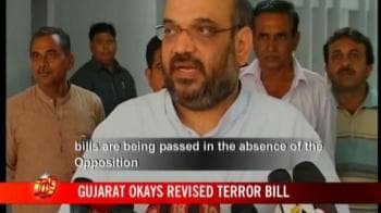 Video : Gujarat okays revised terror bill